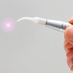 Dental laser wand