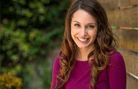 Smiling young woman