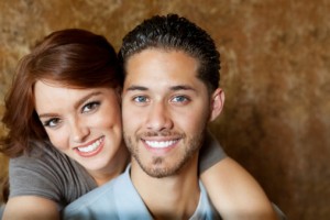smiling young couple