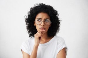 Woman wondering how long her crown will last